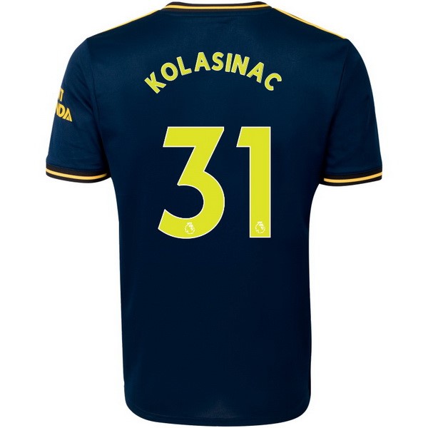 Camiseta Arsenal NO.31 Kolasinac 3ª 2019/20 Azul